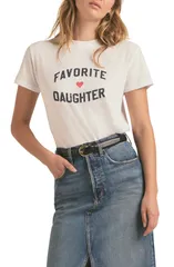 フェイバリット ドーター レディース トップス Tシャツ グラフィック The Favorite Daughter Graphic TShirt White ホワイトのサムネイル