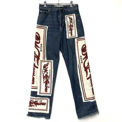 【中古品】J.W.Anderson. ジェイダブリューアンダーソン PATCHWORK DENIM PANTS TR33MS18 パッチワークデニムパンツ ジーンズ ボトムス 【152-260301-as-23-izu】のサムネイル