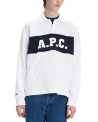 アーペーセー メンズ トップス ポロシャツ APC Alexis Polo Shirt White ホワイトのサムネイル
