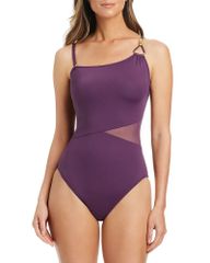 블루로드 비티 여성 수영복 상하 세트 비대칭 Bleu Rod Beattie Asymmetric Mione Piece Swimsuit Grenache