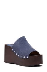 スチュアート ワイツマン レディース シューズ ヒール プラットフォーム サンダル Stuart Weitzman Kate Studded Wedge Platform Slide Sandal S
