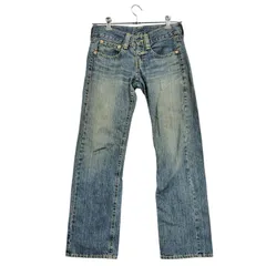 【中古品】COCOLULU ココルル CO LU BACK PRINT BUTTON FLY DENIM PANTS バックプリント ボタンフライ デニムパンツ ズボン ボトムス 【157-260303-ya-22-izu】のサムネイル