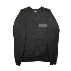 Christian Dior × sacai クリスチャン ディオール × サカイ 21AW サイドスリット スウェット 213J643A0687 トレーナー クールネック 長袖 コットン XSサイズ 2021秋冬 ブラック メンズのサムネイル
