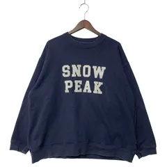 【中古品】snowpeak スノーピーク CREW NECK SWEAT SP-SW-23AU001 クルーネック スウェット 雪峰祭限定 トレーナー 長袖 トップス 【144-260205-as-07-izu】のサムネイル