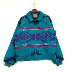 【現状渡し品】PENDLETON ペンドルトン HIGH GRADE WESTERNWEAR ハイ グレード ウエスタンウェア OPTIジッパーUSA製  ネイティブ ウール ジャケット アウター 【146-260127-ya-09-izu】のサムネイル