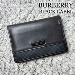 極美品】BURBERRY カードケース 名刺入れ ノバチェック ブラック