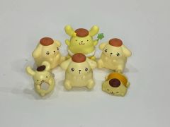 サンリオ ポムポムプリン フロッキーフィギュア TOPTOY ランダム