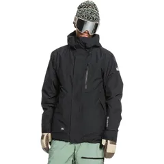 クイックシルバー メンズ アウター ジャケット・ブルゾン ジャケット Quiksilver Mission GORETEX Jacket Mens True Black ブラックのサムネイル