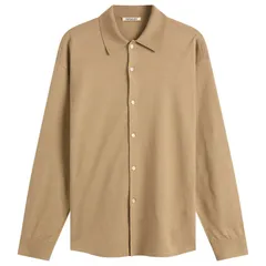 オーラリー メンズ アウター カーディガン シルク ニット Auralee Silknit Cardigan Khaki Beige カーキのサムネイル