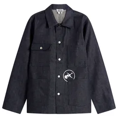 アーペーセー メンズ アウター ジャケット・ブルゾン APC FRGMT Grand Jacket Indigo インディゴのサムネイル
