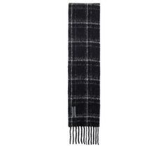 アワーレガシー メンズ アクセサリー マフラー・ストール・スカーフ Our Legacy Estate Alpaca Scarf Black Fuzzy Alpaca Check ブラック