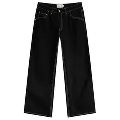 ダイム メンズ ボトムス カジュアルパンツ デニム Dime Baggy Denim Pants Black Contrastitch ブラックのサムネイル
