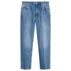 スタジオニコルソン メンズ ボトムス デニムパンツ Studio Nicholson Windslow 14oz Denim Creased Cowboy Jean Indigo Cowboy Creのサムネイル