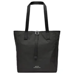アーペーセー メンズ バッグ APC Cabas Archive Tote Bag Black ブラックのサムネイル
