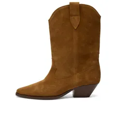 イザベル マラン レディース シューズ ブーツ・レインブーツ スエード Isabel Marant Duerto Suede Cowboy Boots Cognacのサムネイル
