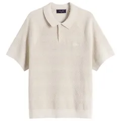 ダイム メンズ トップス ポロシャツ ニット Dime Cable Knit Poloatmeal オートミールのサムネイル