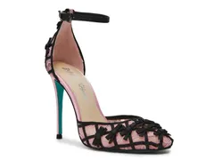 ベッツィジョンソン レディース シューズ サンダル Betsey JohnsonCoy Sandal PinkBlack ブラックのサムネイル
