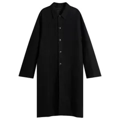 リックオウエンス メンズ アウター コート Rick Owens Buttoned Brad Coat Black ブラックのサムネイル