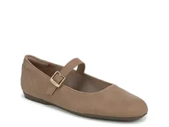ドクター・ショール レディース シューズ パンプス Dr SchollsWexley Jane Mary Jane Flat Woodsmoke Brown Synthetic ブラウンのサムネイル