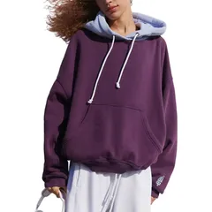 フリーピープル レディース アウター パーカー・スウェット カラーブロック FP Movement Final Call Colorblock Hoodie Womens BlackberryLunaのサムネイル