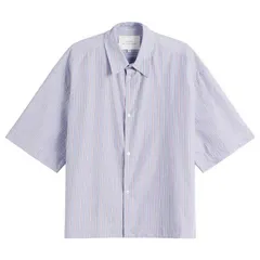 スタジオニコルソン メンズ トップス シャツ Studio Nicholson Sanko Boxy Shirt Grey Brown グレーのサムネイル
