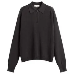 スタジオニコルソン メンズ アウター ニット・セーター Studio Nicholson Heddy Zip Up Jumper Black Grape ブラックのサムネイル