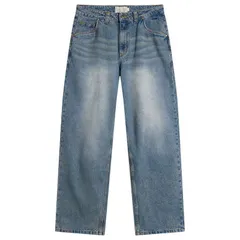 ダイム メンズ ボトムス カジュアルパンツ デニム Dime Baggy Denim Pantsandblasted Indigo インディゴのサムネイル