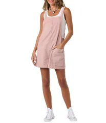 オニール レディース トップス ワンピース ロンパース ノースリーブ リネン ONeill Summerlin Sleeveless Linen Blend Romper Orchidのサムネイル