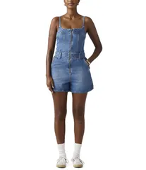 リーバイス レディース トップス ワンピース ヴィンテージ ロンパース ノースリーブ デニム LevisR Jadine Sleeveless Vintage Denim Romper Vintageのサムネイル