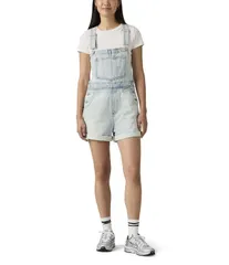 リーバイス レディース トップス ワンピース ヴィンテージ トール ノースリーブ デニム LevisR Vintage Sleeveless Denim Shortalls Abraded Art デのサムネイル
