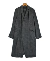 pas de calais ノーカラー ロングコート 茶系36 グレンチェック - メルカリ