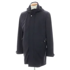 【中古】ムーレー MOORER PETRARCA-GS ストレッチナイロン フーデッドコート ネイビー【サイズ48】【メンズ】のサムネイル