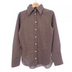 MADISONBLUE マディソンブルー 刺繍ロゴ ボーリングシャツ ベージュ