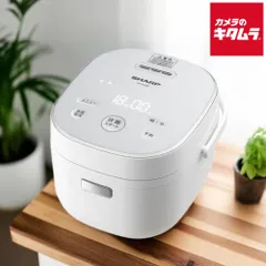 【新品】シャープ ジャー炊飯器 KS-CF05B-W ホワイト系 [0.5~3合炊き]のサムネイル