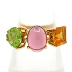 BVLGARI(ブルガリ) リング美品  アレグラ K18YG×マルチ 2Pダイヤのサムネイル