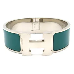 HERMES(エルメス) バングル クリック・クラックH シルバー×ブルーグリーンのサムネイル