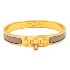 HERMES(エルメス) バングル ミニクリックケリー ゴールド×グレージュのサムネイル