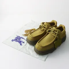 難あり 定価14.7万 バーバリー Burberry CREEPER SUEDE DERBY ヌバック クリーパーシューズ 41 マニラ イエロー┃//【2400014937473】のサムネイル