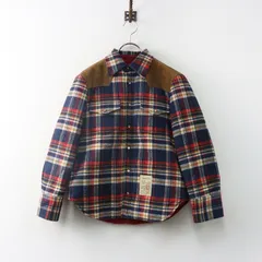 Archive DSQUARED2 ディースクエアード スウェード切替 中綿 ネルシャツジャケット 40 ネイビーチェック×レッド┃//【2400014937435】のサムネイル