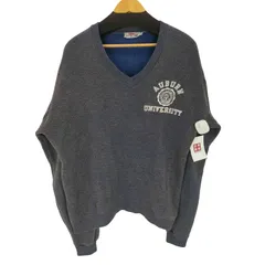 チャンピオン Champion 60-70s DORAN カレッジロゴプリント メランジVネックアクリルセーター メンズ  XLのサムネイル