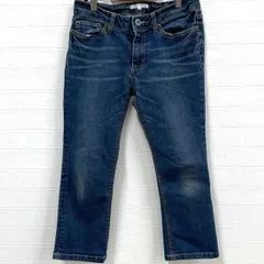 grove デニムパンツ M クロップド ジーンズ ストレッチ ブルー グローブ #26-0135のサムネイル