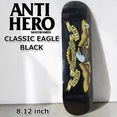 スケート デッキ ANTI HERO アンチヒーロー スケートボード [AN-2] 8.12inch CLASSIC EAGLE BLACK スケボー パーツ SKATE BOARD DECKのサムネイル