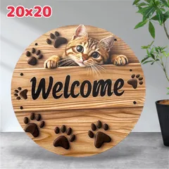 ウェルカムボード　可愛い子猫のウェルカムボード　インテリア／玄関・お部屋の飾りに✨のサムネイル