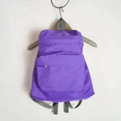 廃盤 00s COMME des GARCONS HOMME PLUS コムデギャルソン オムプリュス ナイロン デイパック 台形 バックパック リュック PR-K201 紫2432Q♪のサムネイル