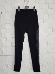 ZARA ブラック メッシュ レギンス Mのサムネイル