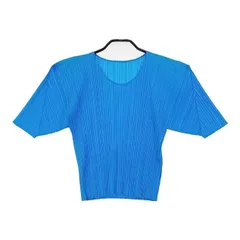 PLEATS PLEASE ISSEY MIYAKE PP97-JK012 プリーツ サイズ4 半袖Ｔシャツ カットソー ライトブルー レディース プリーツプリーズ【中古】6-0624S∞のサムネイル