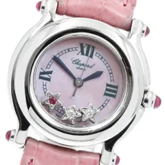 ショパール Chopard 27/8245-21S ハッピースポーツ スターダイヤ クォーツ レディース 箱付き_967111のサムネイル