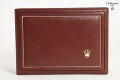 Bg2750 ROLEX ロレックス 時計用 空き箱 木箱 ケース 空箱 ワインレッド 赤 内箱 付属品なし BOX ボックスのサムネイル