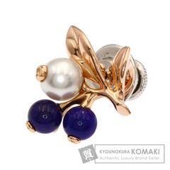ミキモト ピンブローチ K18 真珠 ラピスラズリ2009年 クリスマス
