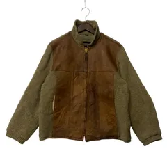 【現状渡し品】TOWNCRAFT タウンクラフト TALONジッパー NUBAK WOOL KNIT JACKET ヌバック ウール ニット ジャケット アウター 【146-260108-yn-08-izu】のサムネイル